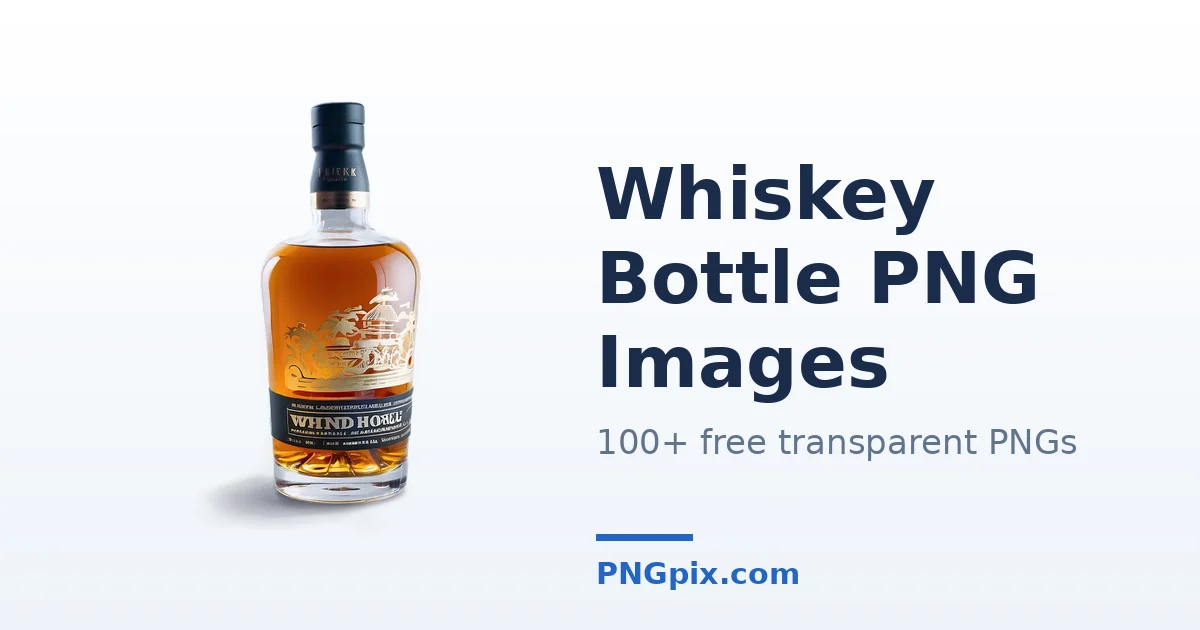 Whiskey Bottle PNG images