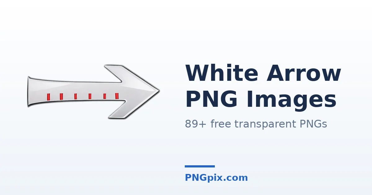 White Arrow PNG images