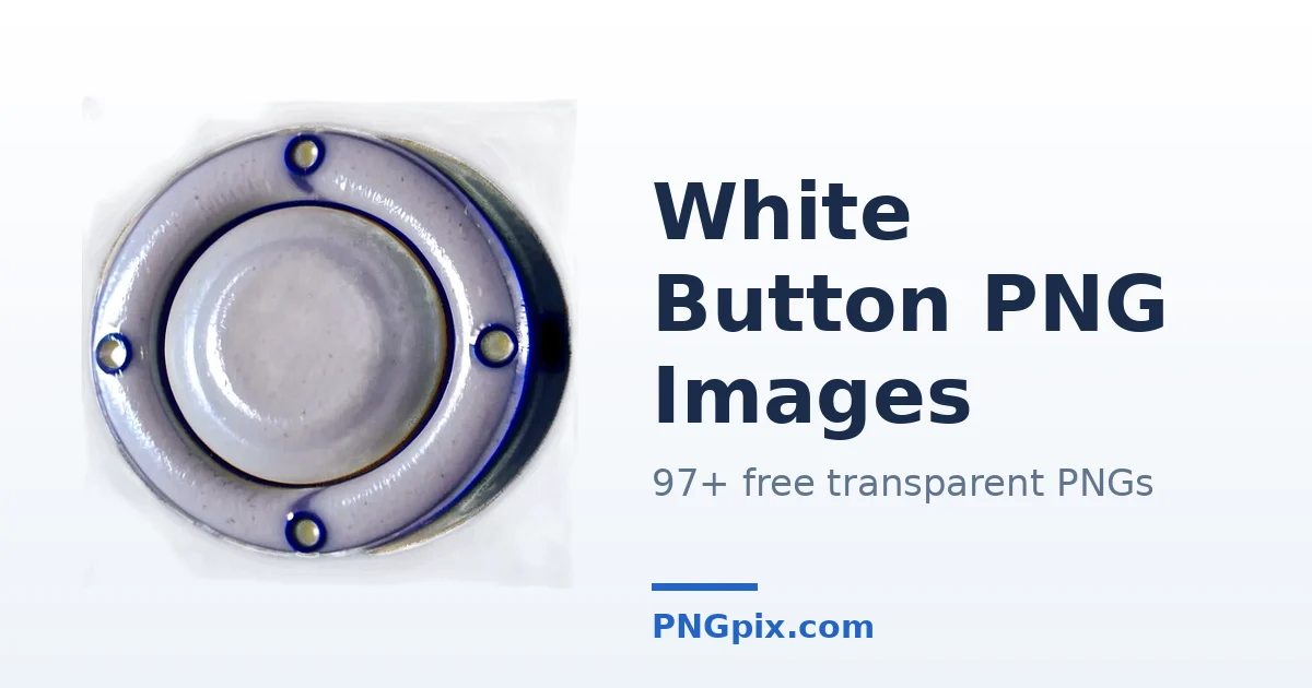 White Button PNG images