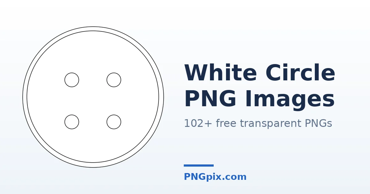 White Circle PNG images