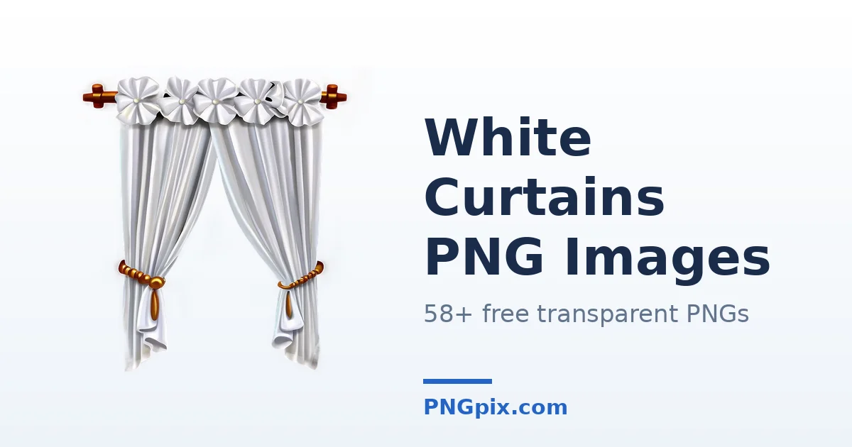 White Curtains PNG images