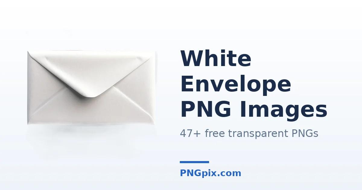 White Envelope PNG images