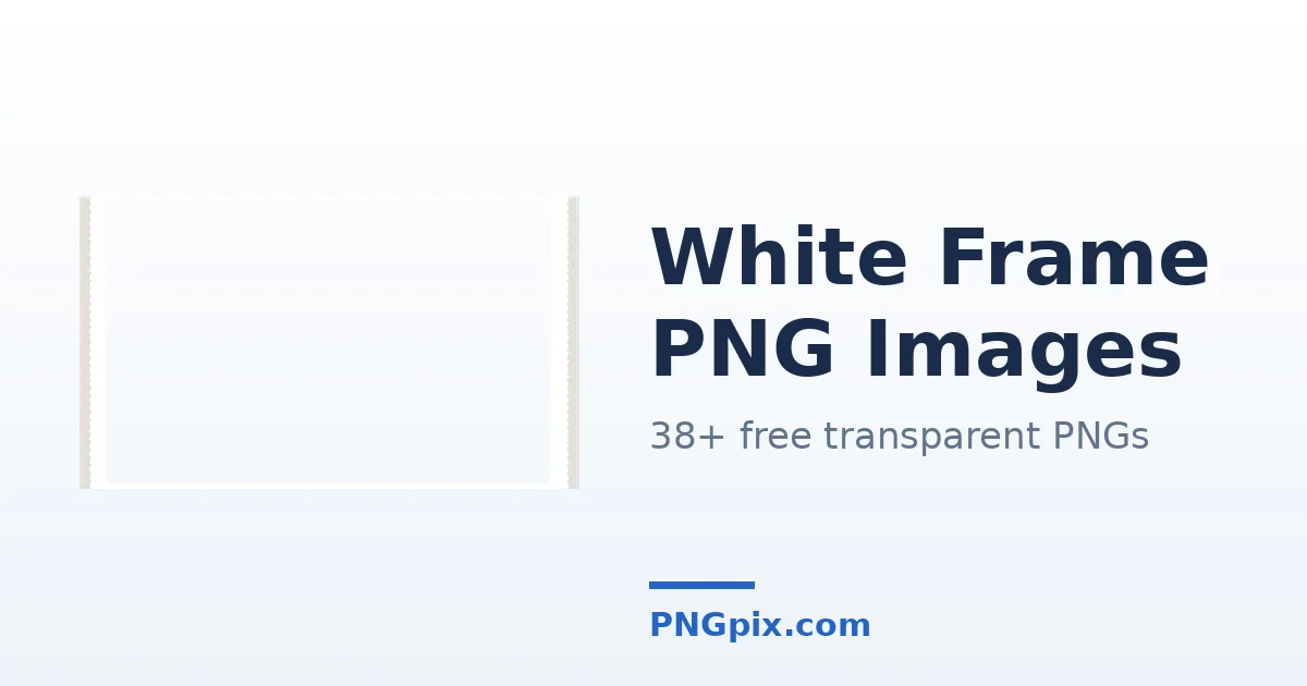 White Frame PNG images