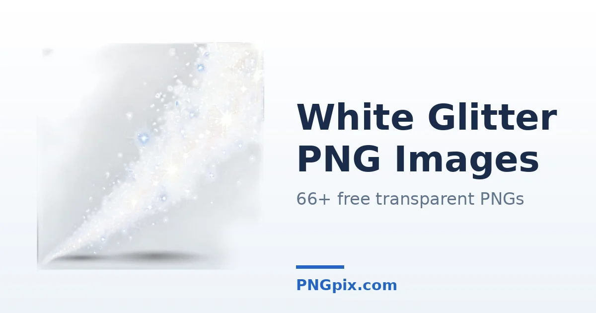 White Glitter PNG images