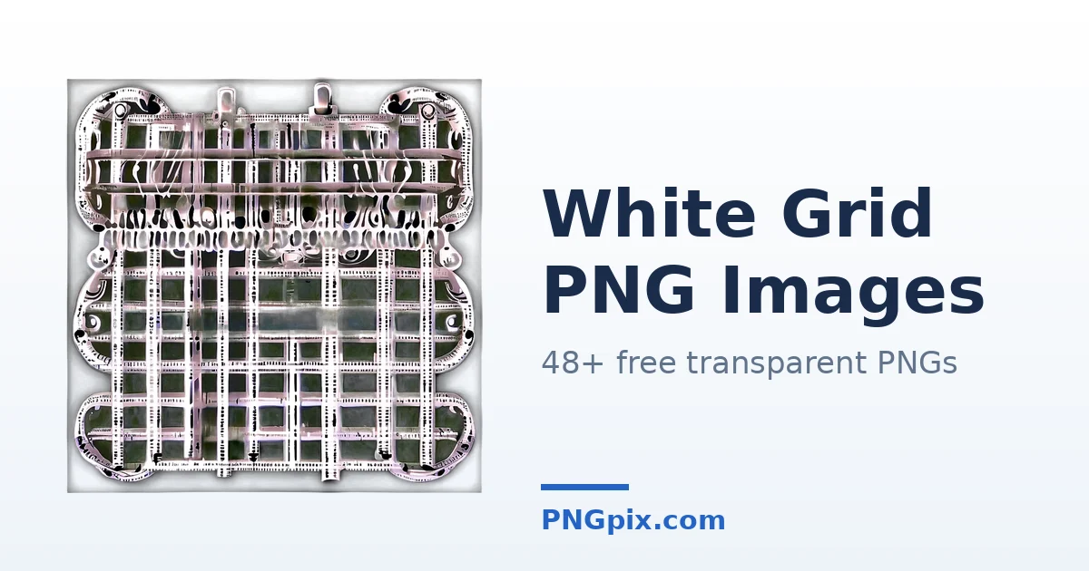 White Grid PNG images