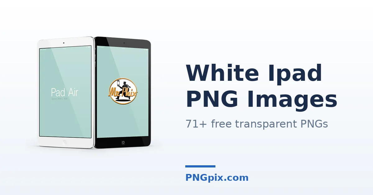 White Ipad PNG images