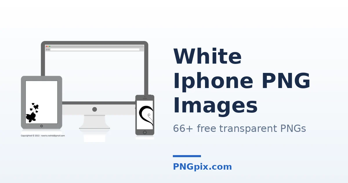 White Iphone PNG images