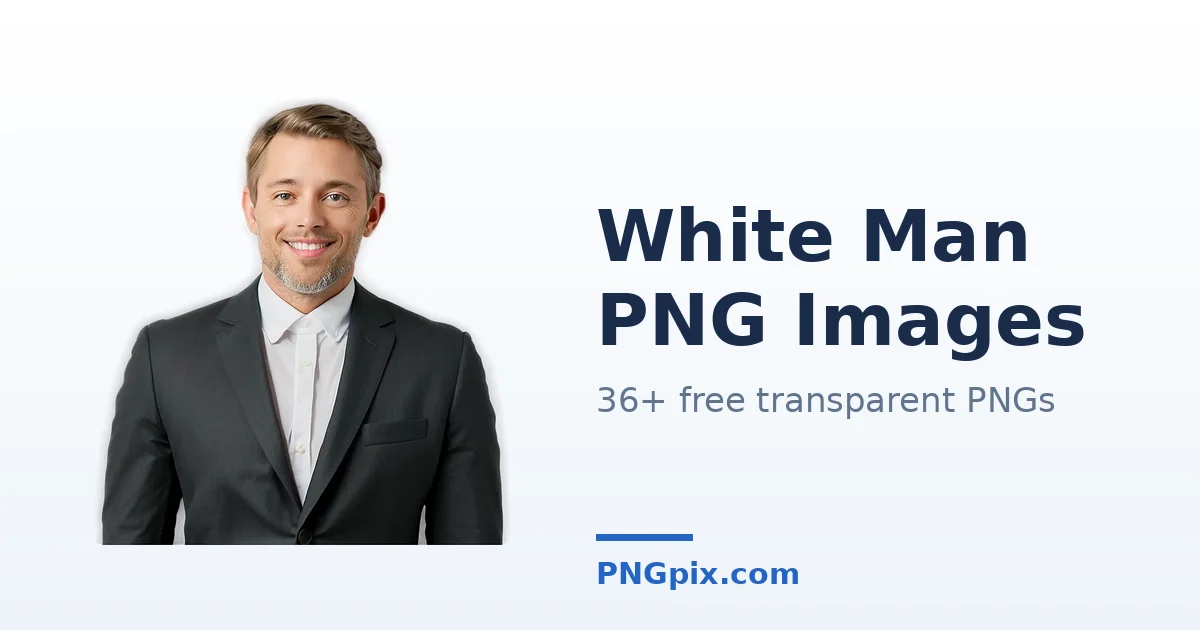 White Man PNG images