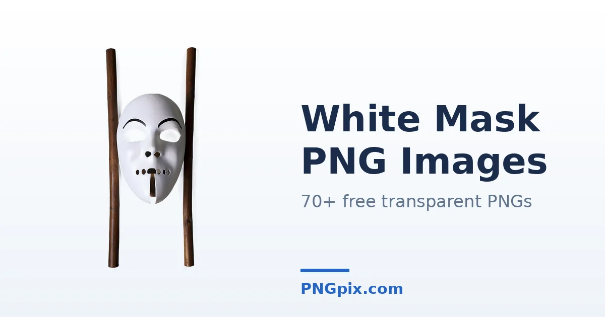 White Mask PNG images