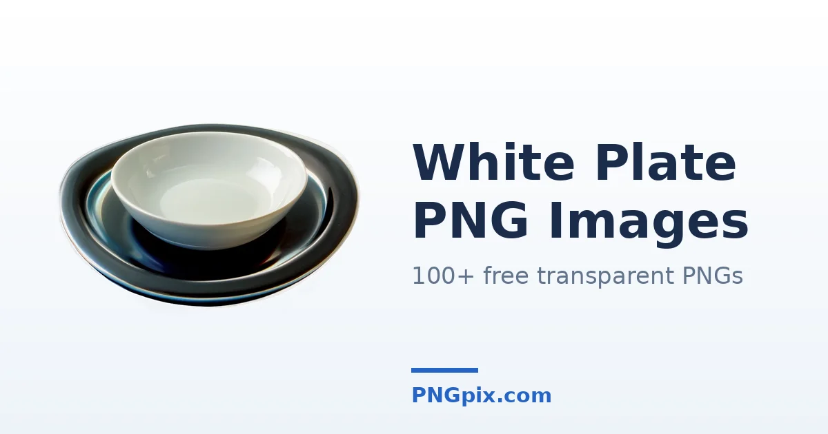 White Plate PNG images