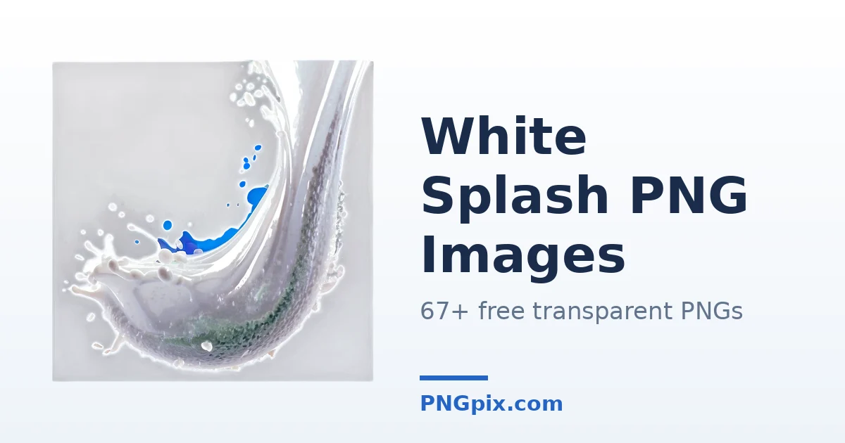 White Splash PNG images