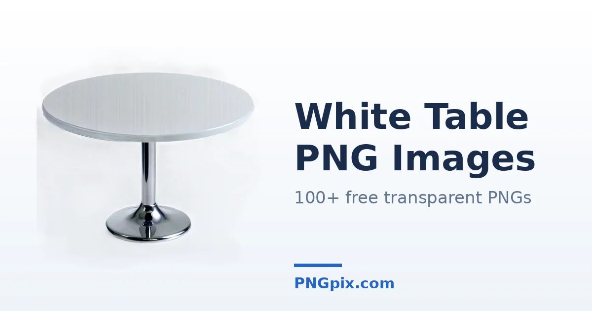 White Table PNG images