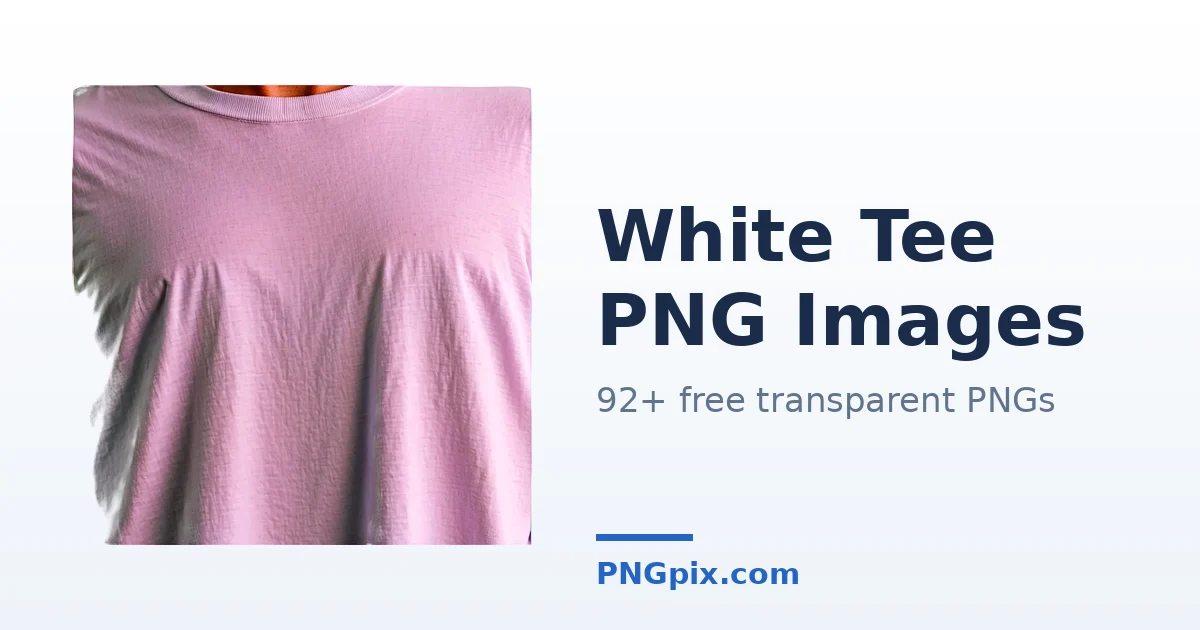 White Tee PNG images