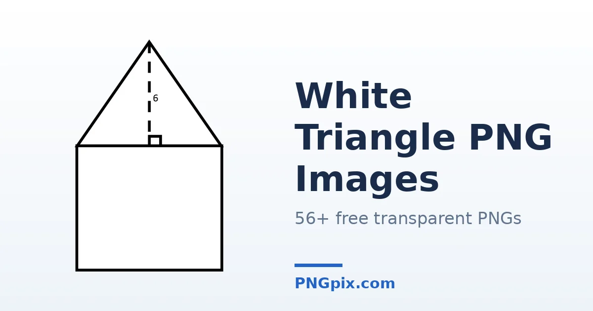 White Triangle PNG images