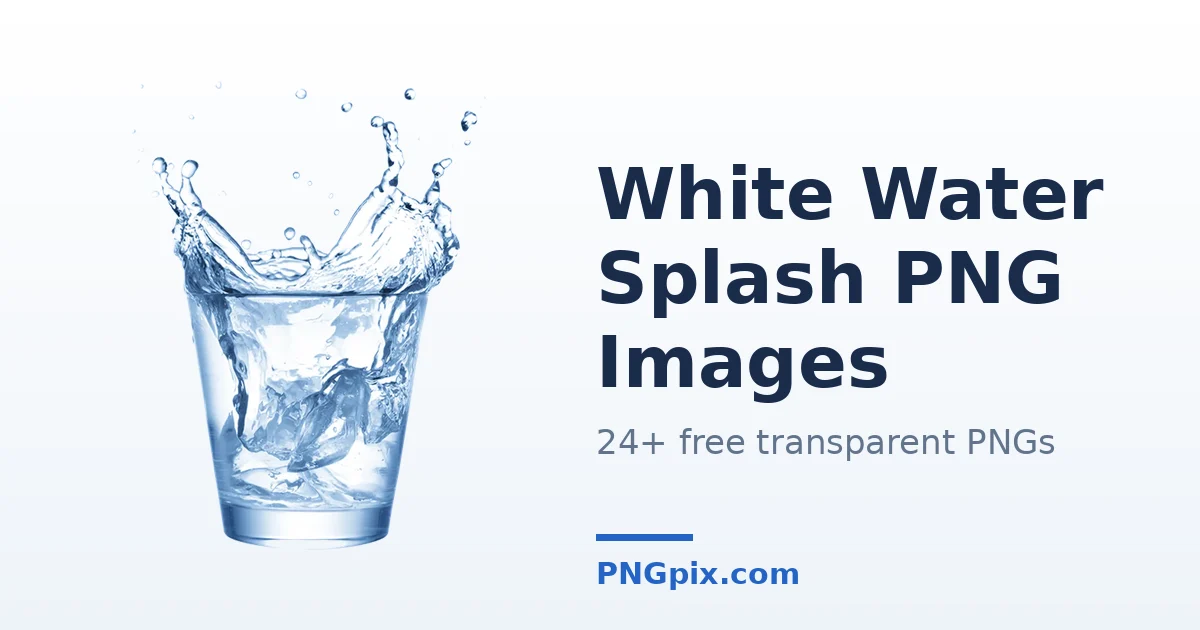 White Water Splash PNG images