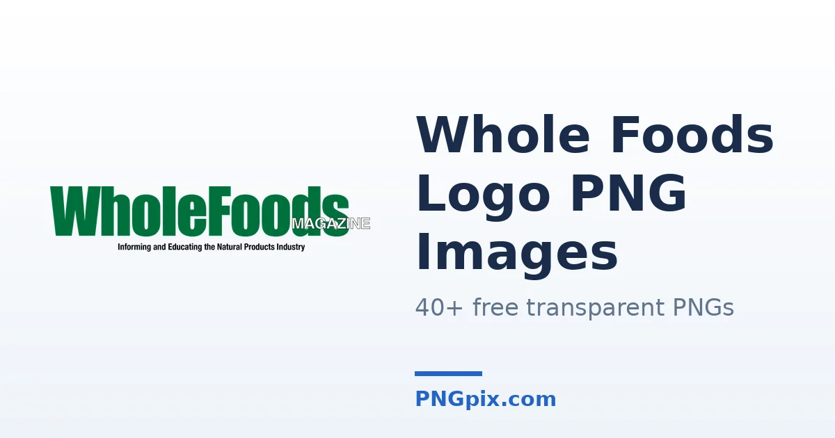 Whole Foods Logo PNG images