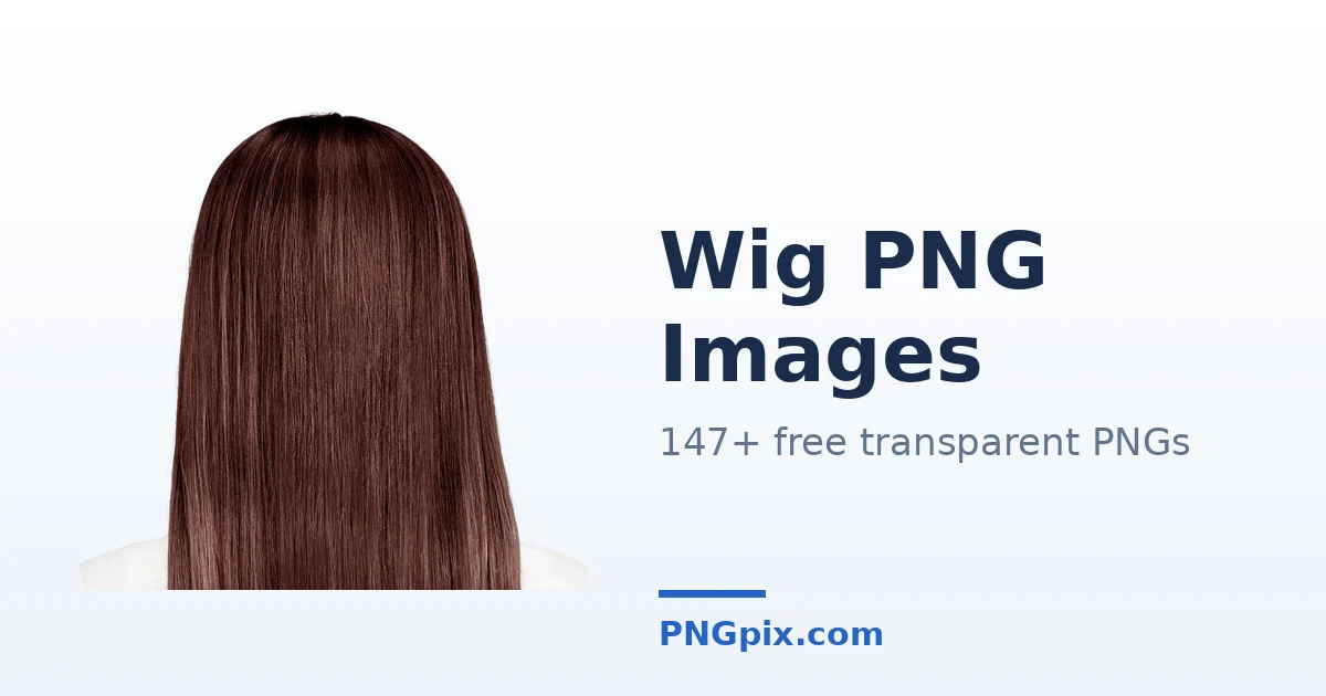Wig PNG images