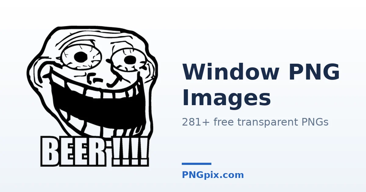 Window PNG images