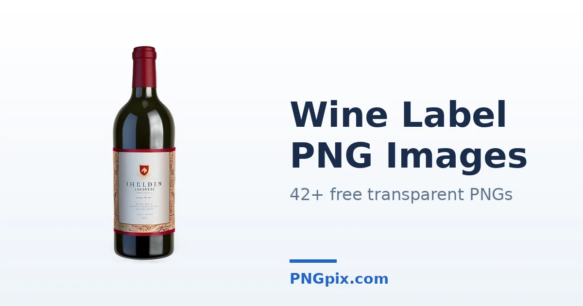 Wine Label PNG images