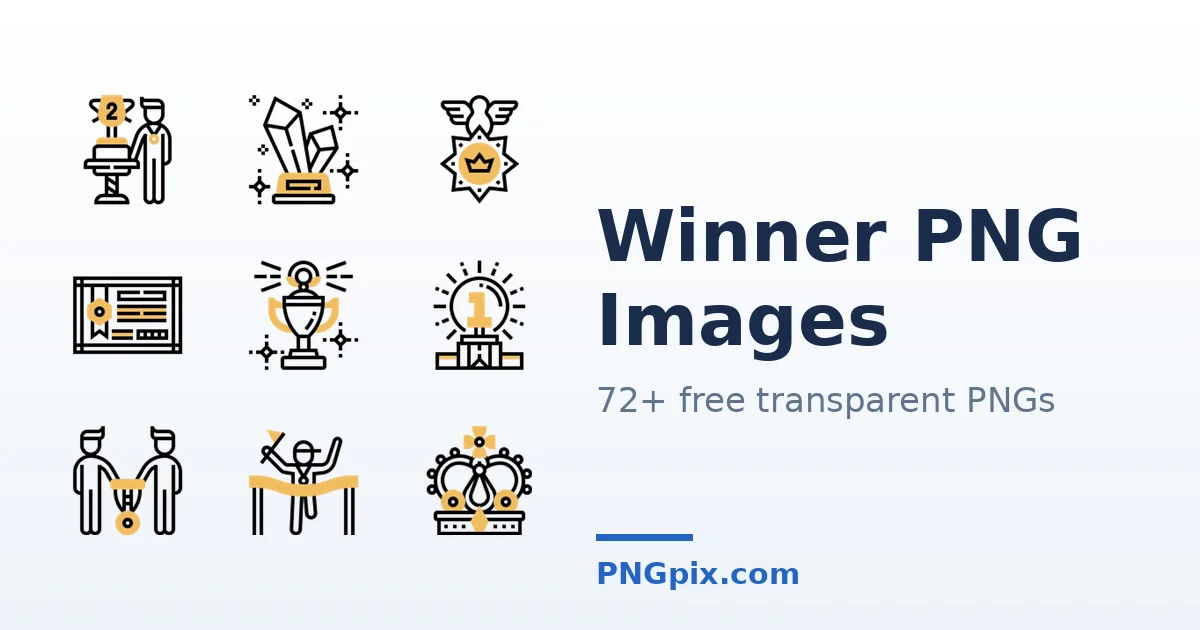 Winner PNG images