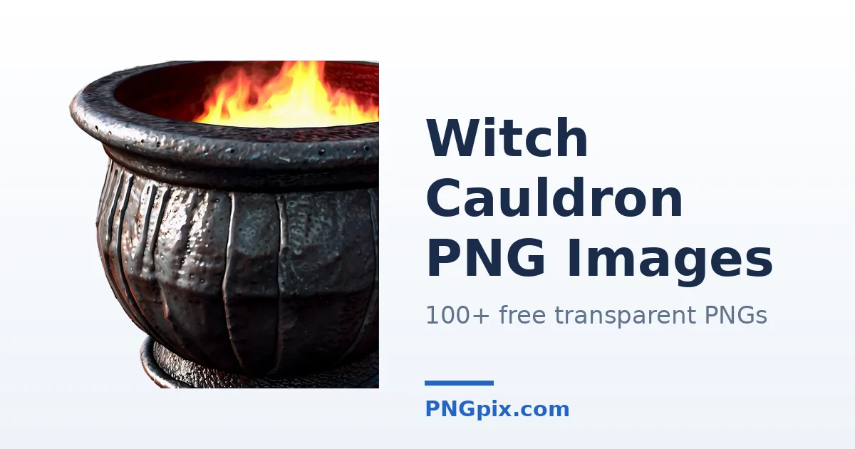 Witch Cauldron PNG images