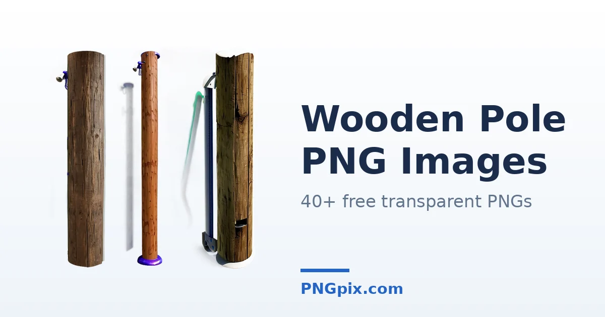 Wooden Pole PNG images