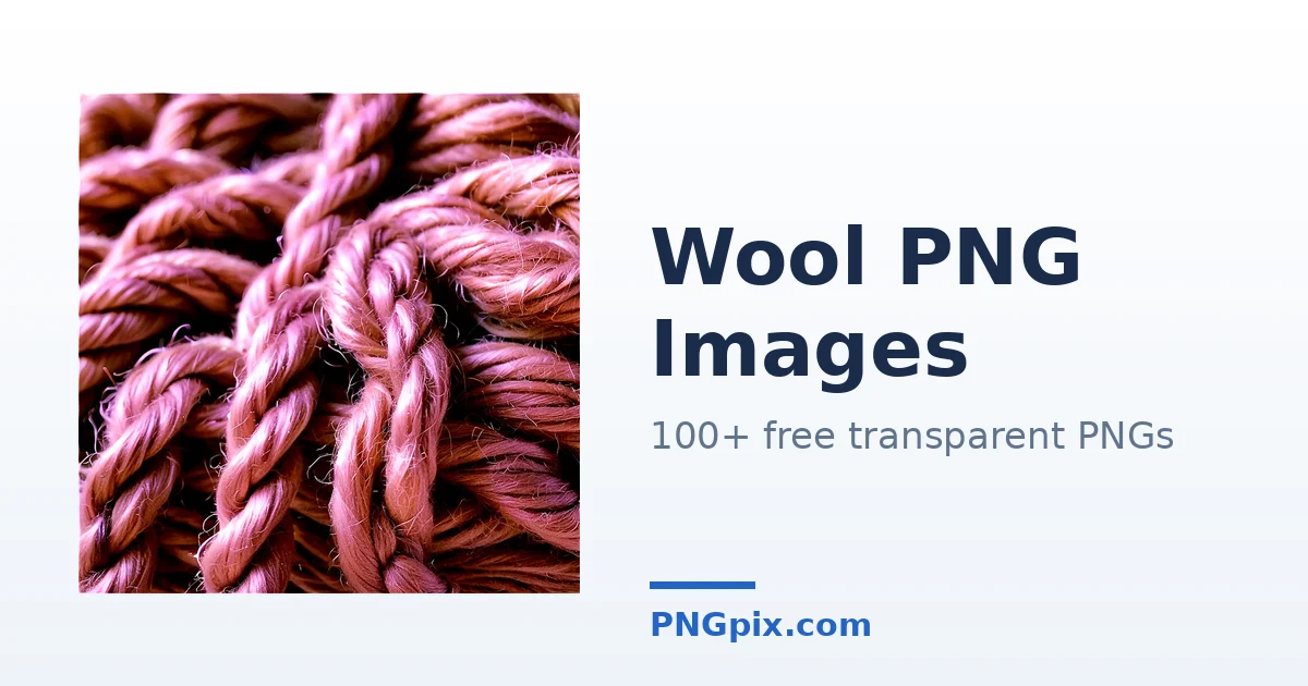 Wool PNG images