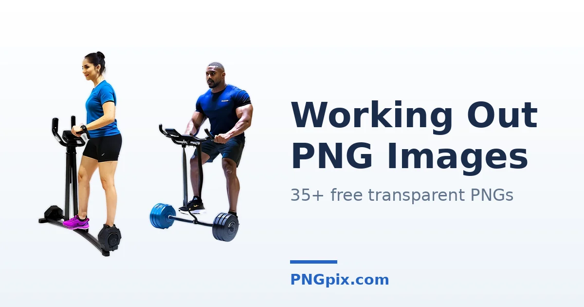 Working Out PNG images