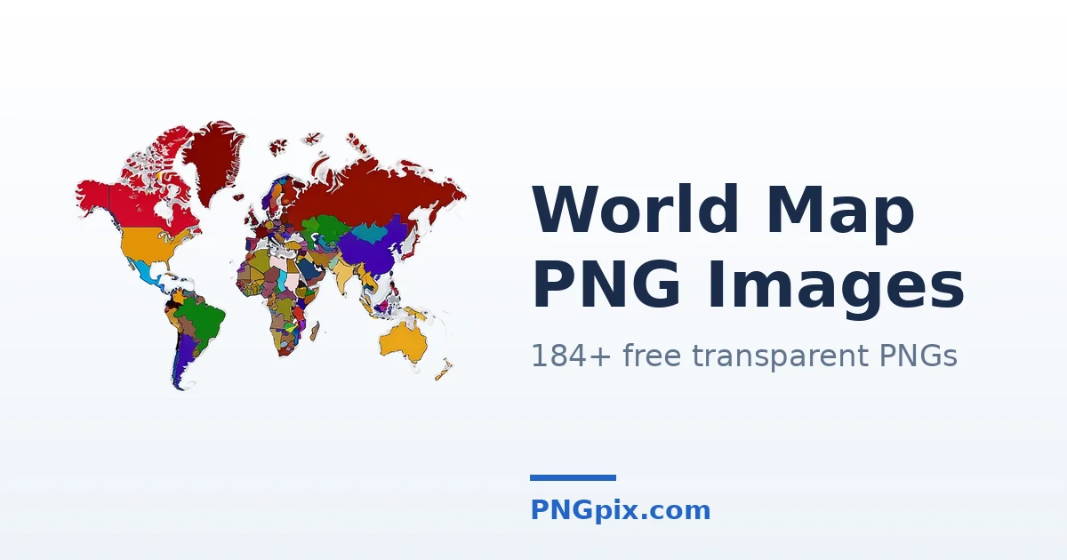 World Map PNG images