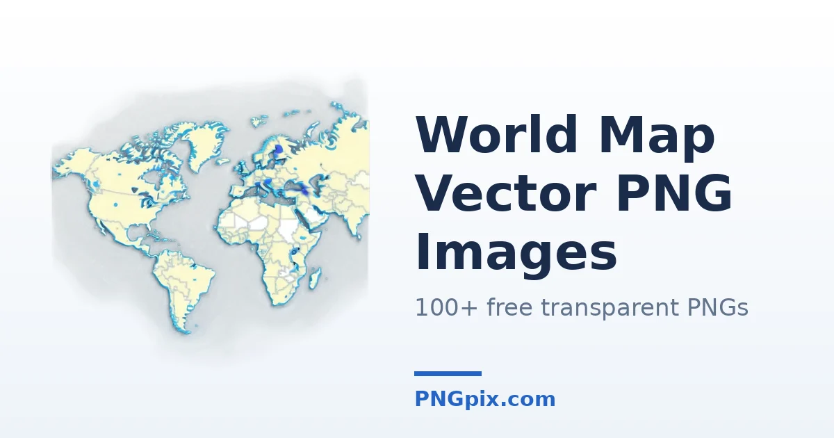 World Map Vector PNG images