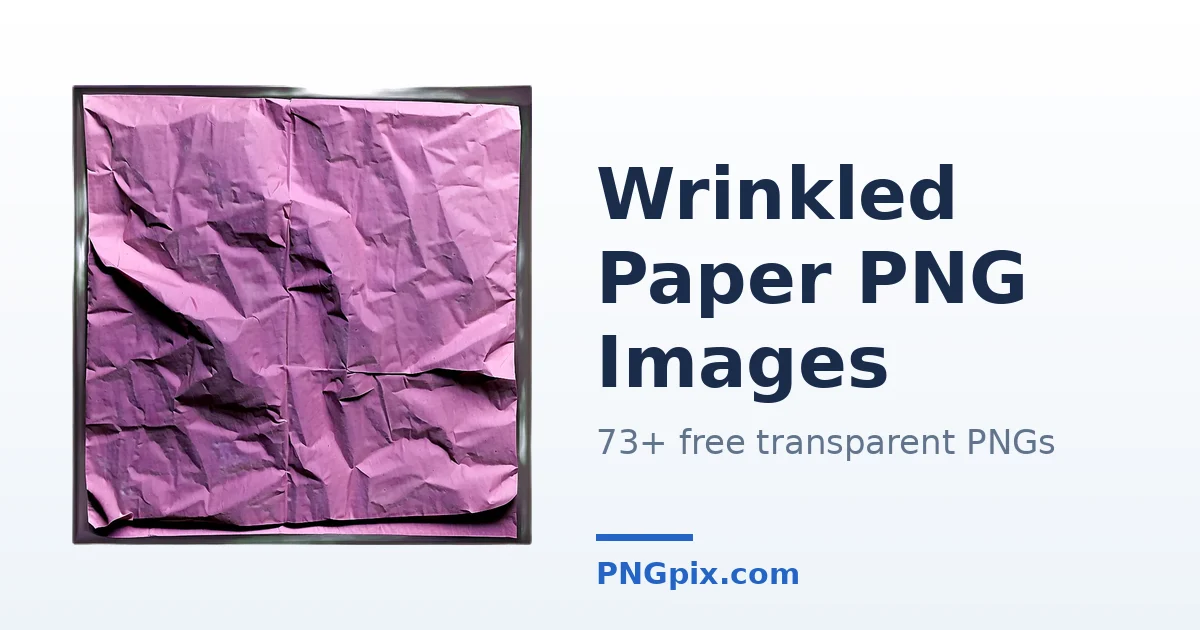 Wrinkled Paper PNG images