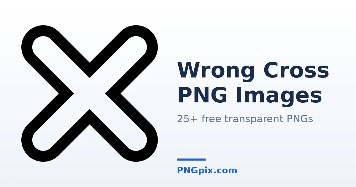 Wrong Cross PNG images
