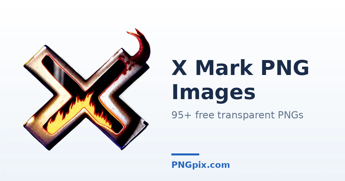 X Mark PNG images