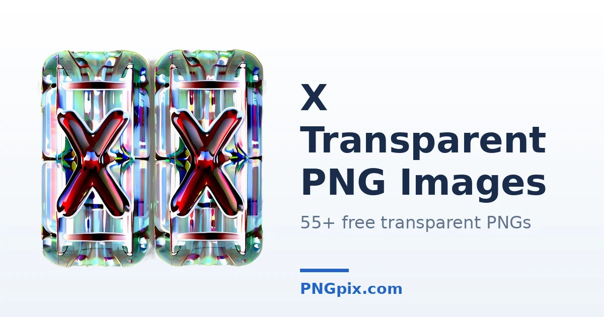 X Transparent PNG images