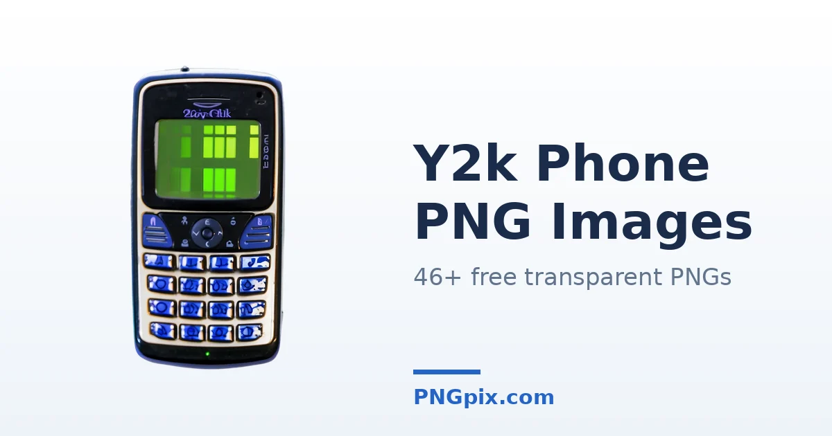 Y2k Phone PNG images