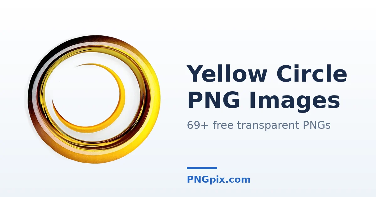 Yellow Circle PNG images