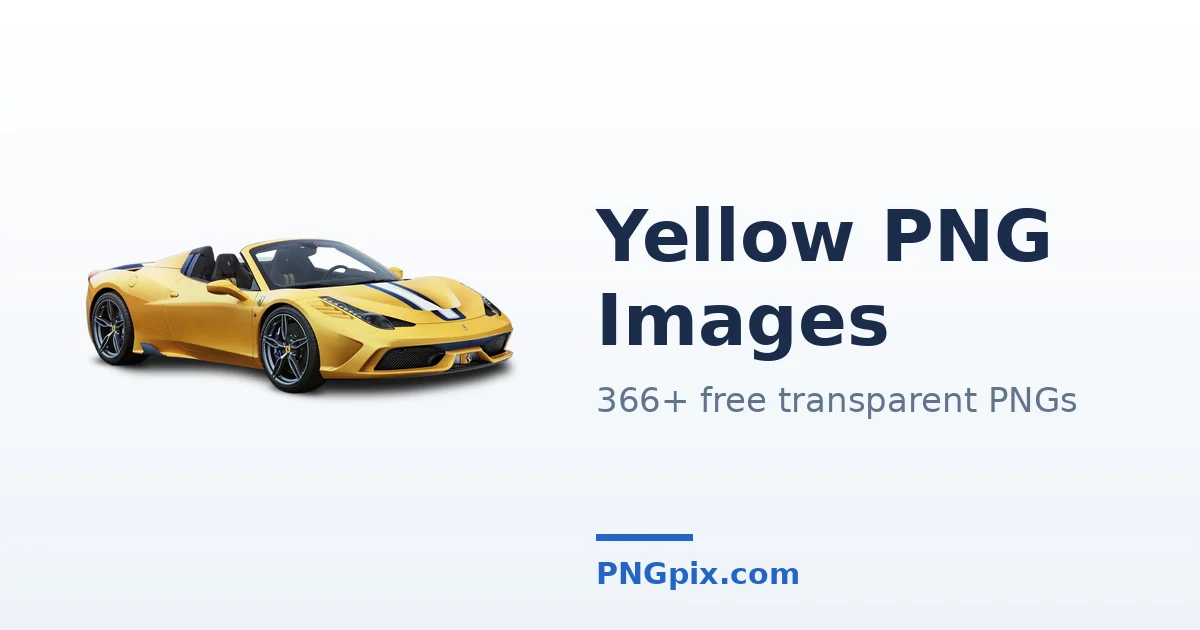 Yellow PNG images