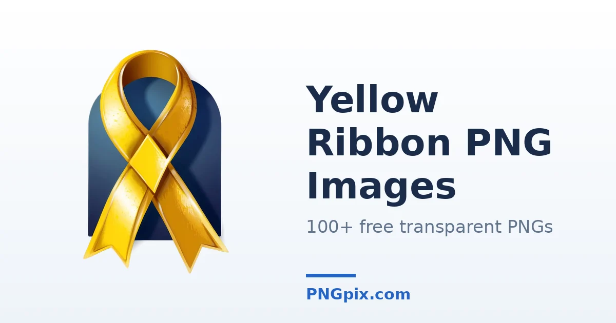 Yellow Ribbon PNG images