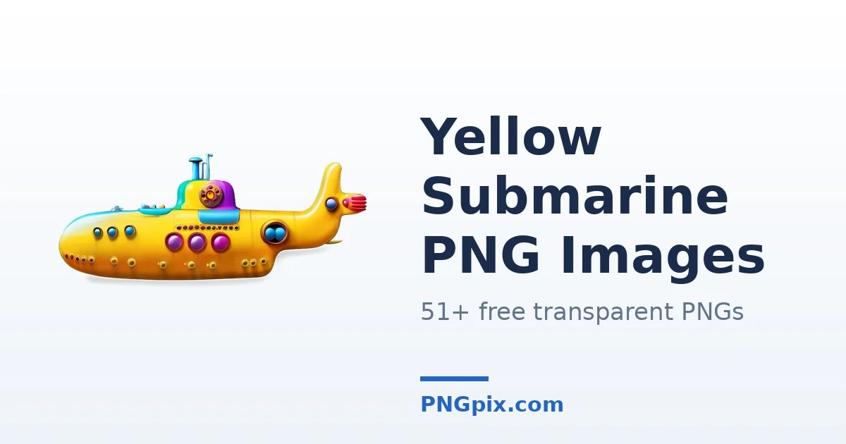Yellow Submarine PNG images