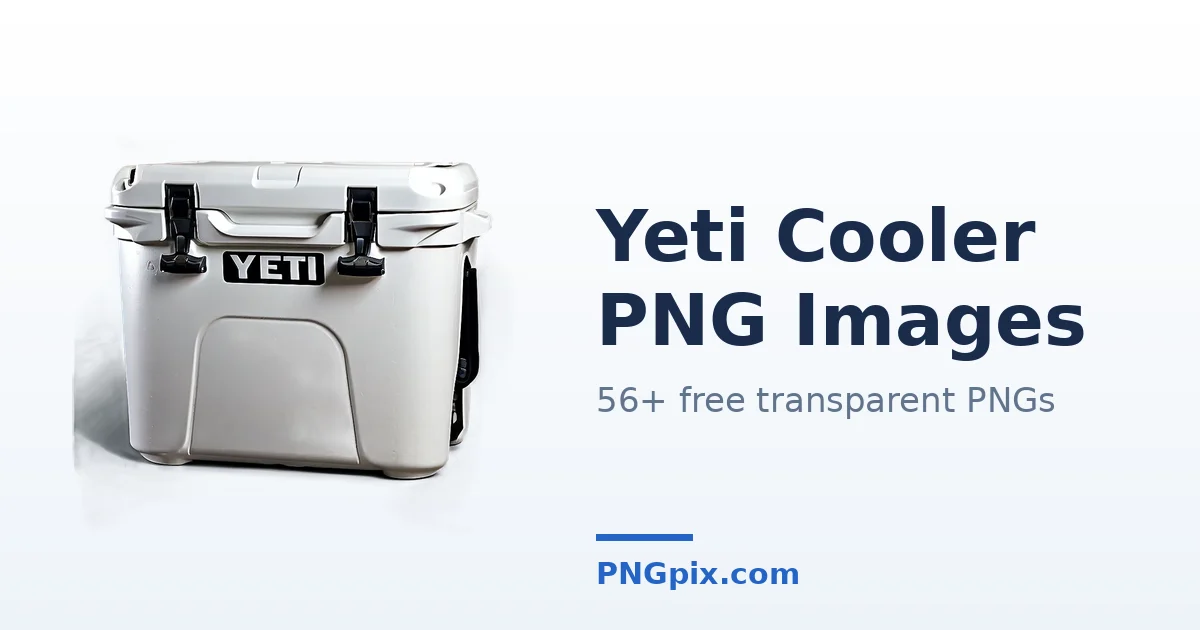 Yeti Cooler PNG images