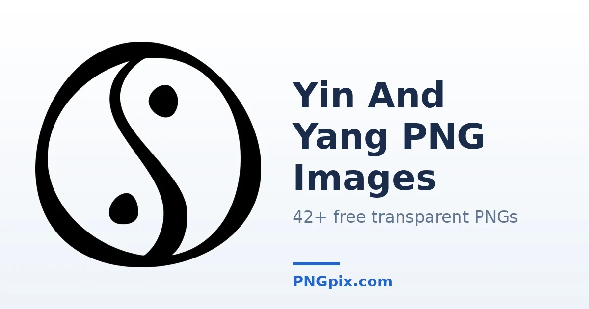 Yin And Yang PNG images