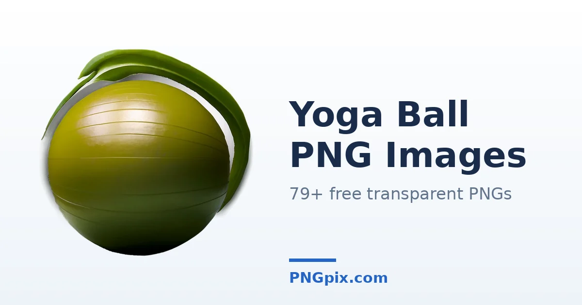 Yoga Ball PNG images