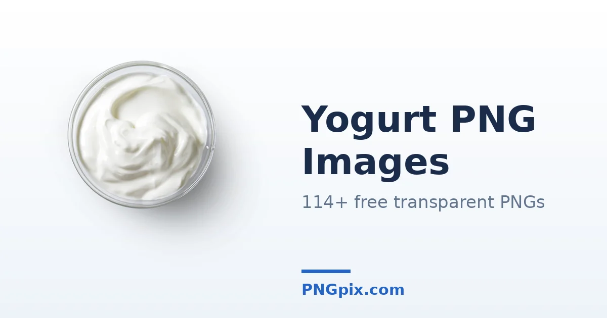 Yogurt PNG images