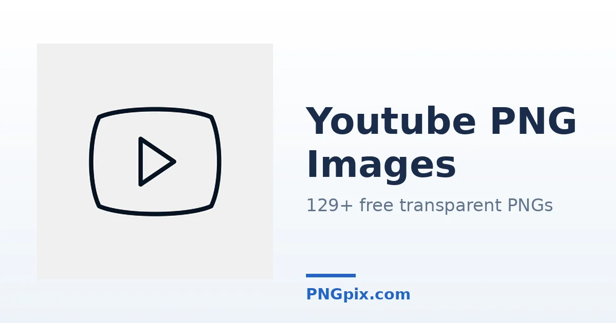 Youtube PNG images