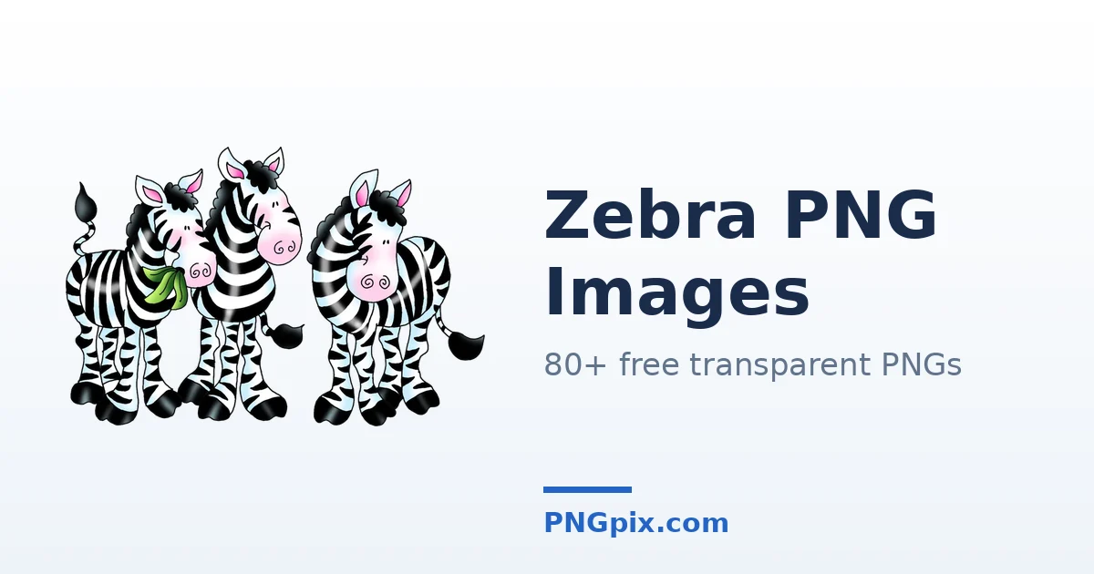 Zebra PNG images