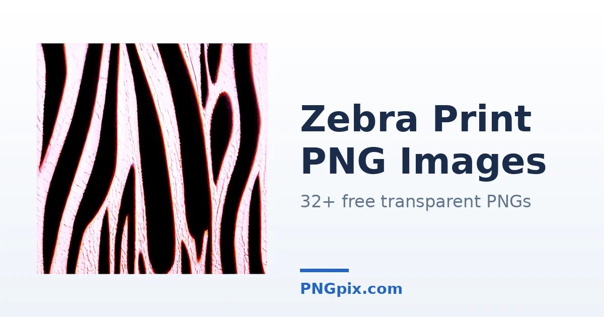 Zebra Print PNG images
