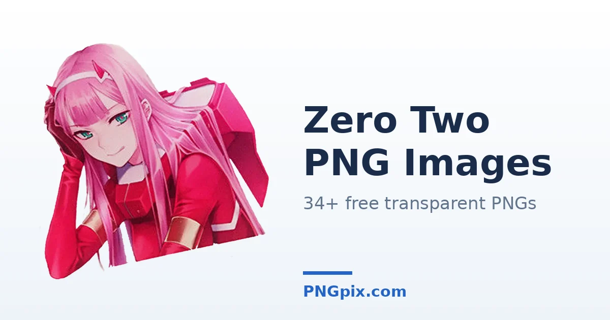 Zero Two PNG images