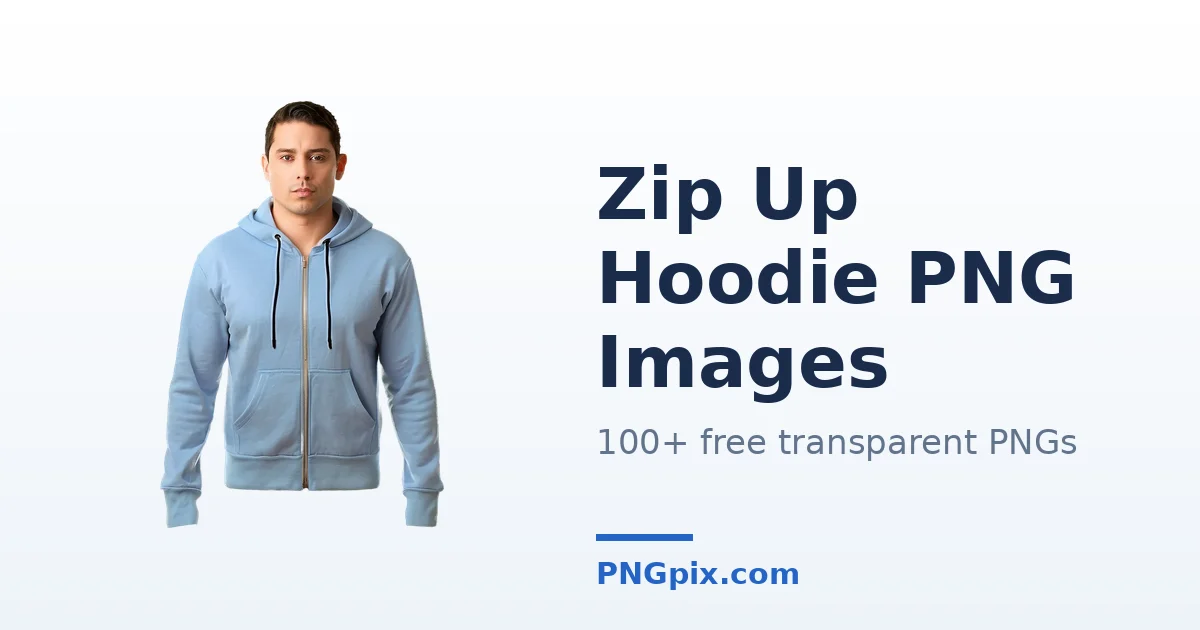 Zip Up Hoodie PNG images