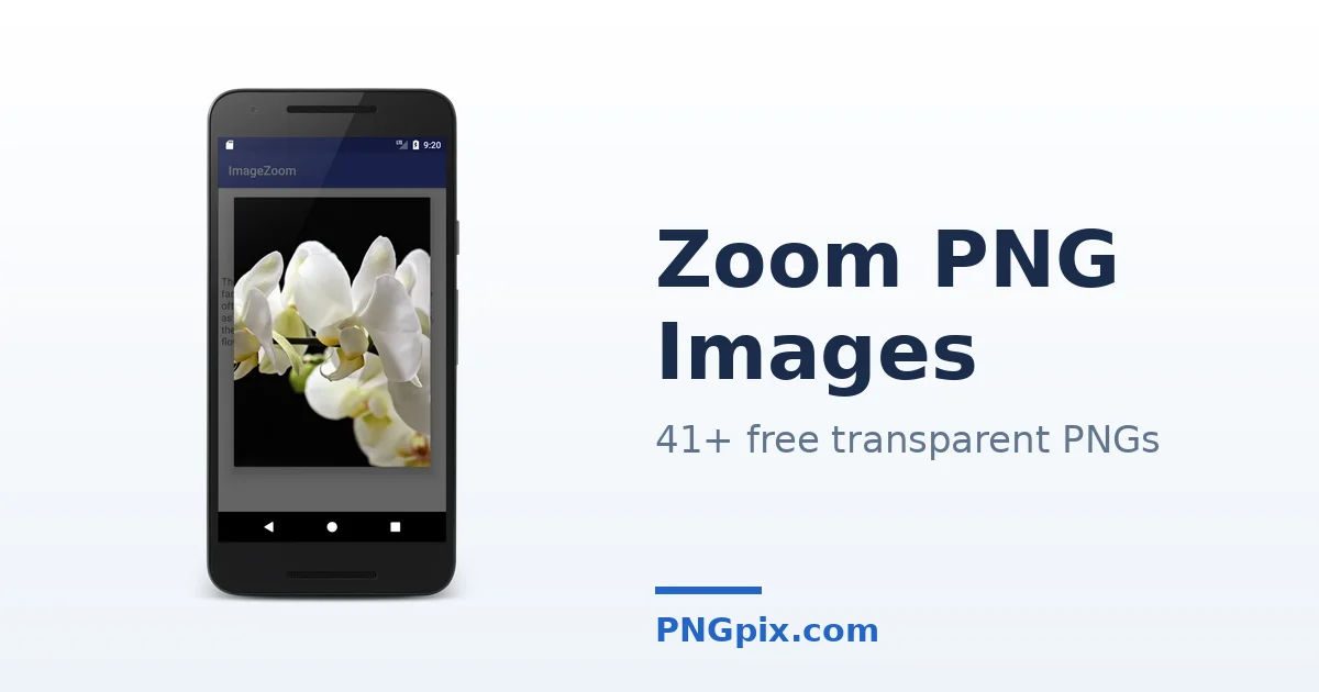 Zoom PNG images