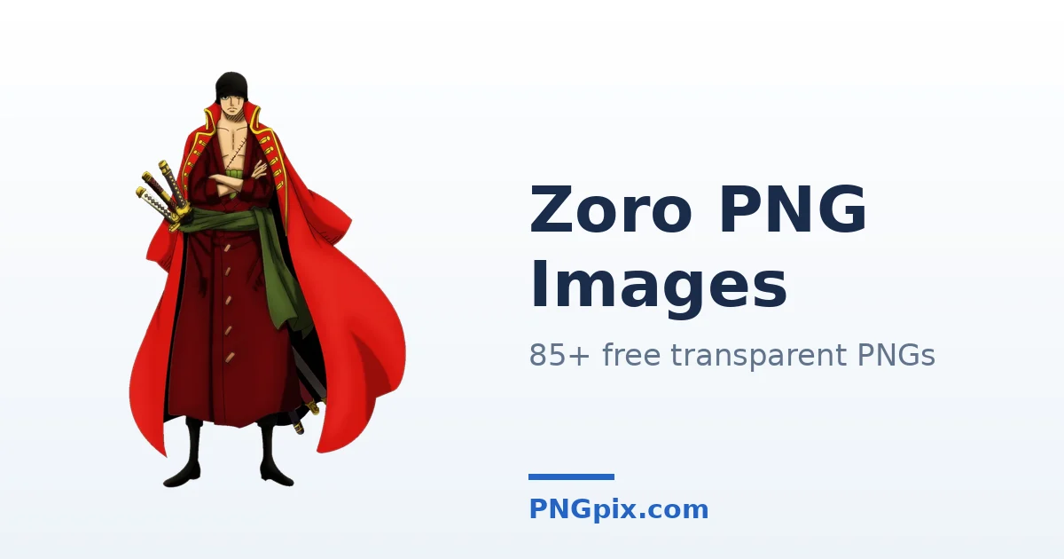 Zoro PNG images
